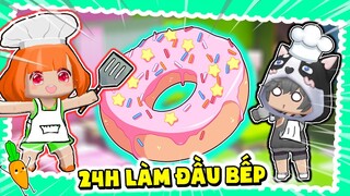 🍫NOOB KAMUI VÀ SIRO THỬ THÁCH 24H BIẾN THÀNH ĐẦU BẾP 5 SAO🍫 BỘ ĐÔI SIÊU QUẬY THI LÀM BÁNH DONUT