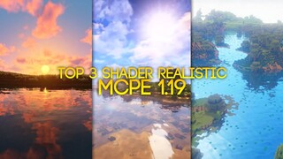 3 SHADER REALISTIS MCPE 1.19 TERBAIK SHADER RENDER DRAGON ! Wajib Coba Guys!!