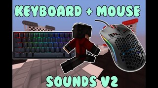 Keyboard + Mouse Sounds ASMR v2 | Hypixel Bedwars