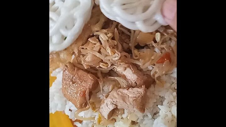 nasi sayur touge tahu bakwan sayur krupuk