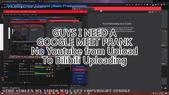 Google Meet Pranking (#1)
