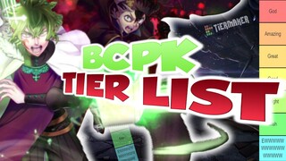 BCPK ½ ANNI TIER LIST!!! - Black Clover Phantom Knights