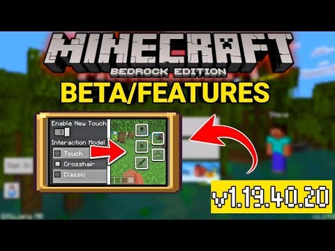 MCPE 1.19.40.20 New Updated Touch Controls! Minecraft Pocket Edition Beta Features