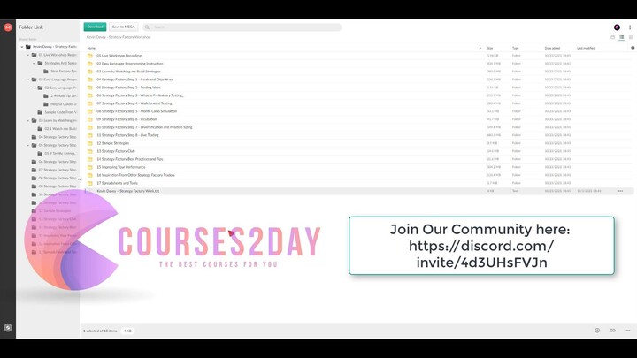 [INSTANT DOWNLOAD] Kevin Davey – Strategy Factory Workshop