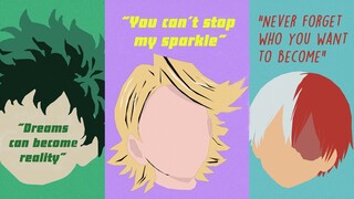 Making My Hero Academia wallpapers *motivational*