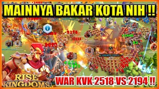 MAINNYA BAKAR KOTA NIH !! WAR KVK SOC  2518 VS 2194 !!