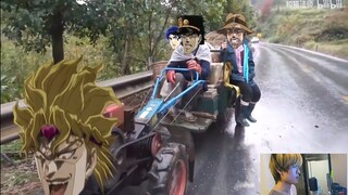 It's so exciting when DIO turns into a tractor! !