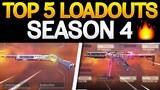 *BEST* My Top 5 Loadouts For Season 4 Will Make You INSANELY OP | CoDM BR