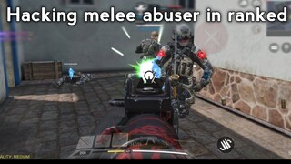 Hacking melee abuser in codm ranked | Ban these hackers