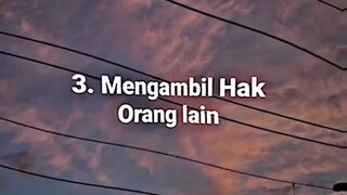 Sifat yang di benci oleh Allah SWT🤔