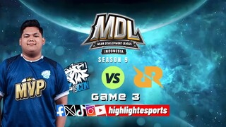 MDL ID S9 | HARI 2 MINGGU 1, EVOS ICON VS RRQ SENA, GAME 3