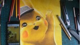 [Pensil warna] Melukis Pikachu selama 3 jam lebih.