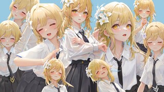 [AI Animation/Ying] I really never get tired of watching it~ Pure color background version