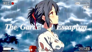 「新海诚/𝑻𝒉𝒆 𝑮𝒂𝒓𝒅𝒆𝒏 𝒐𝒇 𝑬𝒔𝒄𝒂𝒑𝒊𝒔𝒎」-“景虽美，但远不及你”