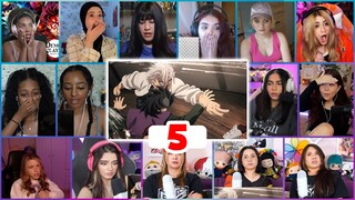 [GIRLS REACT] Demon Slayer Season 4 Episode 5 Reaction Mashup
