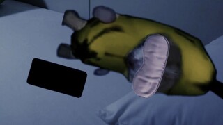 تمكنت قطة الموز أخيرًا من الذهاب إلى الموعد، واستعدت للاستيقاظ مبكرًا، لكنها انتهت بالبكاء مرة أخرى.