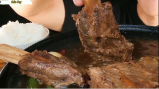 Cơm thịt sườn kim chi phần 3 #mukbang