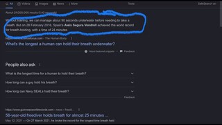Holding breath for 24 minutes ( World record)