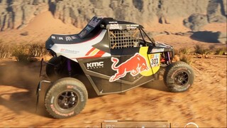 Overdrive OT3 in Dakar Desert Rally. Red Bull off-road team USA