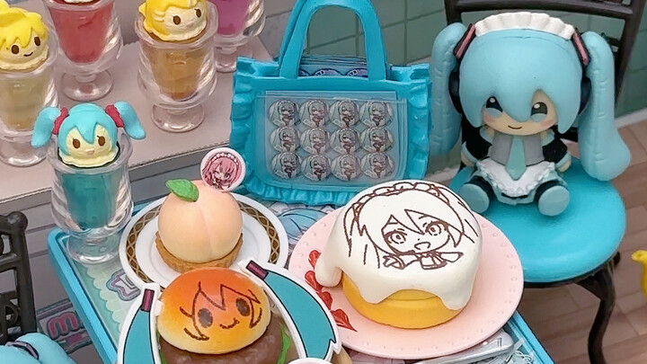 🍨 Mở hộp chia sẻ | Quán cà phê của Hatsune Miku 🍽️