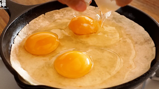 ไข่ทั้งฟอง!! ตอติญ่าไข่ง่าย เคซาดิญ่าไข่