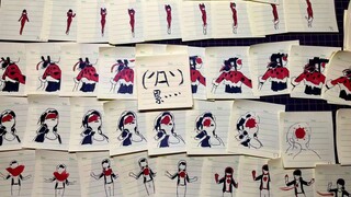 Ai mà đầu óc bình thường lại dùng giấy nhớ để làm hoạt hình chứ...?