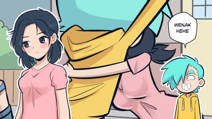 DIPELUK TEMEN SEKOLAH YANG MONTOK!!
