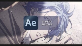 camera shutter transition after effects tutorial