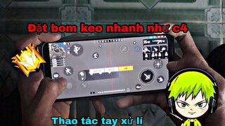 [ Free Fire ] Show Thao Tác Tay Đặt Bom Keo Cực Nhanh | KOFF.BéChanh