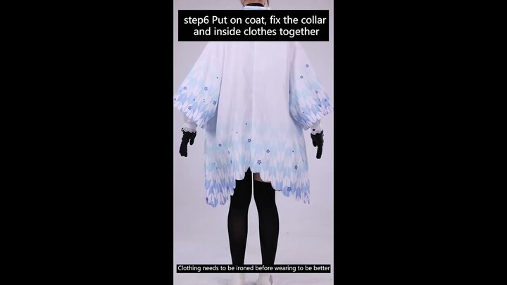 [Tutorial] DokiDoki-SR Game Genshin Impact Lumine Doujin Cosplay Costume Kimono Traveler Lumine