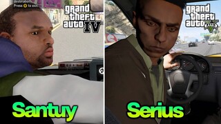 INILAH PERBEDAAN SUPIR TAKSI GTA IV Dan GTA V