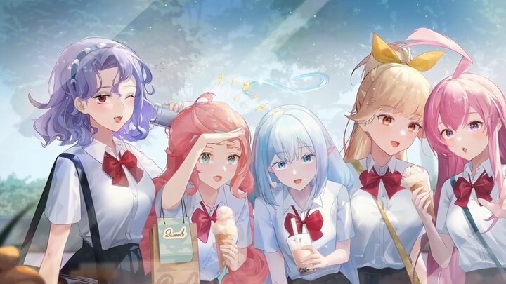 What are the styles of the five sisters and GO brother's circle of friends? Nini's online sharp revi