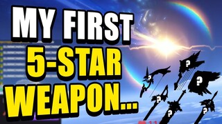 MY FIRST 5-STAR WEAPON AFTER 300+ DAYS OF GENSHIN IMPACT