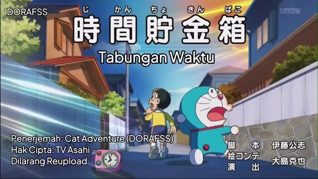 Doraemon Sub Indo Episode 848B "Tabungan Waktu"