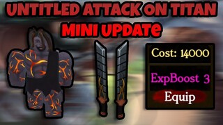 [NEW] MINI UPDATE | UNTITLED ATTACK ON TITAN