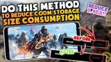 Best Way to Reduce Call of Duty Mobile Storage Consumption || Just Using Codm Settings