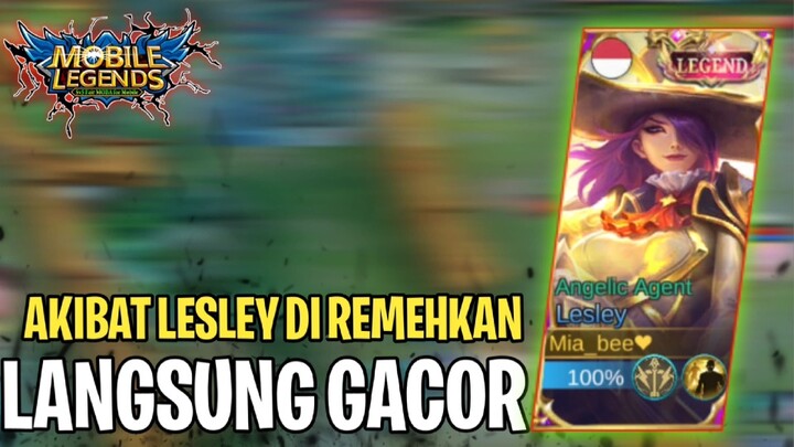 AKIBAT LESLEY DI REMEHKAN