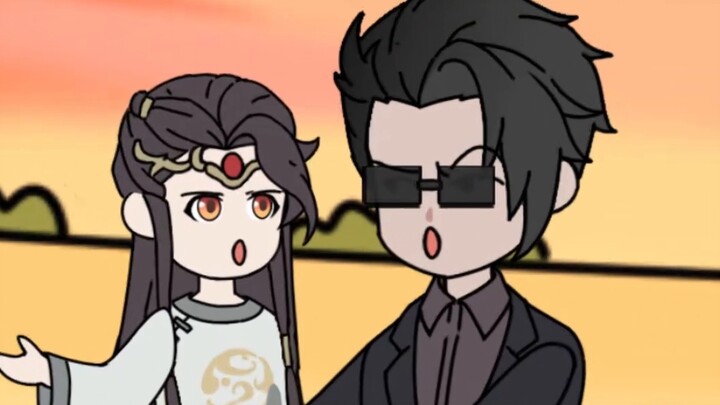 It seems like there’s one more person in the little brother’s world.