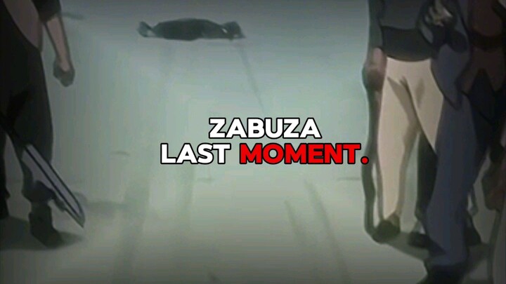 Zabuza Dead. Last moment in Anime Naruto.