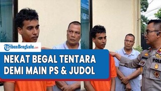 NASIB Atok Anak Polisi Nekat Begal Tentara di Medan Depan Markas TNI Demi Main PS dan Judi Online
