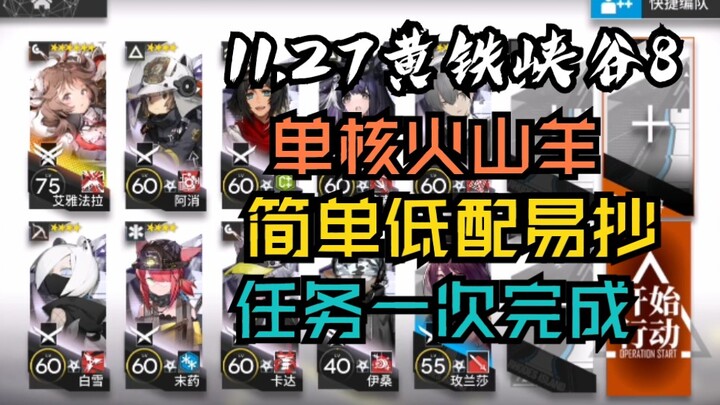 11.27 หุบเขาเหล็กไหล เลเวล 8 | แคแรคเตอร์แกะตัวเดียว ง่าย ใช้ทีมเกรดต่ำได้สบาย | แผนเล่นครั้งเดียวจบ