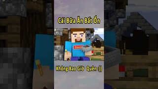 Bữa Ăn Bất Ổn Nhất Minecraft Của Anh Đen Xì Xì 🤣 #shorts