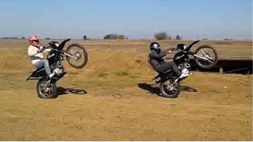 Motorcycle crash