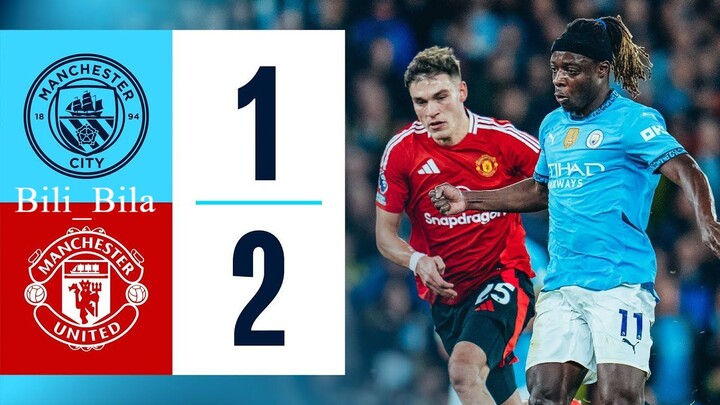 HIGHLIGHTS - Man City 1-2 Man United - Gvardiol Fernandes & Diallo goals