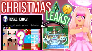 NEW CHRISTMAS UPDATE LEAKS? ROBLOX Royale High Winter Face & Designs Update Theory