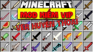 MINECRAFT MOD CÁC LOẠI KIẾM HUYỀN THOẠI*SỞ HỮU CÁC THANH KIẾM TRUYỀN THUYẾT CỦA ANH PRO