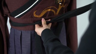 [Tutorial] DokiDoki-SR Game Genshin Impact Cosplay Zhongli Antiquity Doujin Costume