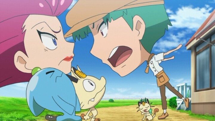 Pokémon Journey Episode 95 Kozaburo muncul setelah bertahun-tahun, dan Meowth dicurigai bertemu cint