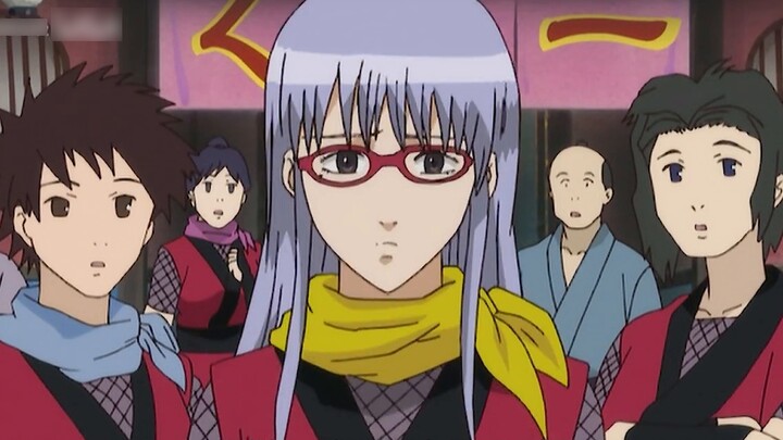 [ Gintama ] Can you believe it? On this day, the cute Kagura from Gintama replaced Gin as the presid