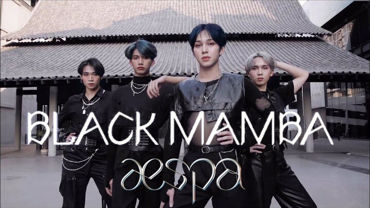 [Đẹp trai lại quyến rũ, phiên bản nam của Black Mamba trước ngôi chùa Thái Lan] aespa - Black Mamba 